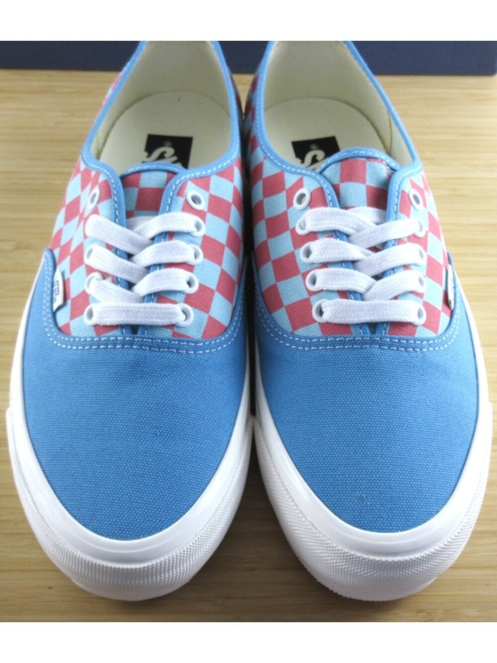 Vans Men's Lx Authentic 44 Checkerboard Heritage Blue Skate shoes Size 9.5 NEW